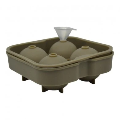 ΠΑΓΟΘΗΚΗ ΣΦΑΙΡΑ ΑΠΟ ΣΙΛΙΚΟΝΗ 4 ΘΕΣΕΩΝ ΣΕ TAUPE ΧΡΩΜΑ 12,5x12,5x4,8εκ. ANKOR