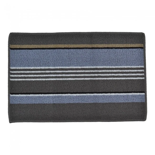 ΠΑΤΑΚΙ ΜΕ ΑΝΤΙΟΛΙΣΘΗΤΙΚΗ ΒΑΣΗ TPR ΜΕ ΓΚΡΙ ΚΑΙ ΜΠΛΕ ΡΙΓΕΣ 37x57εκ. ANKOR