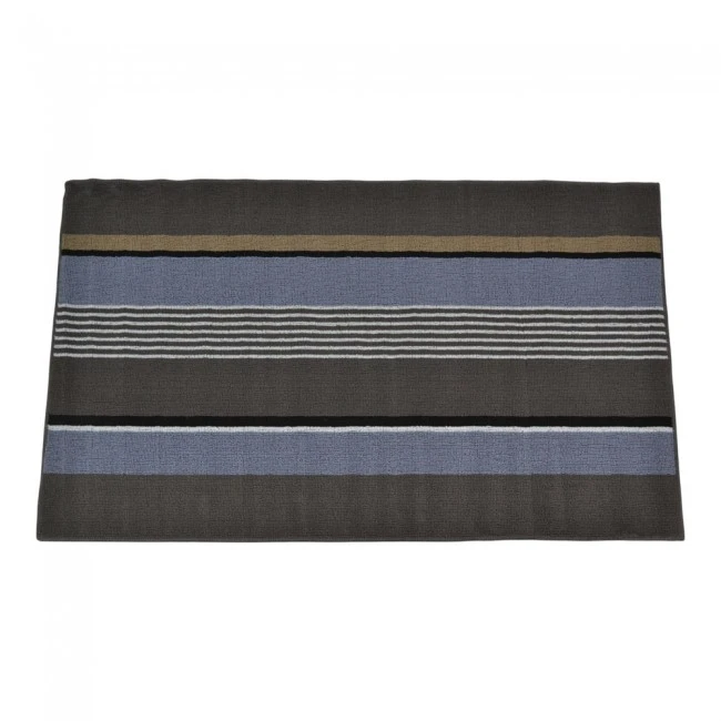 ΔΙΑΔΡΟΜΟΣ ΜΕ ΑΝΤΙΟΛΙΣΘΗΤΙΚΗ ΒΑΣΗ TPR ΜΕ ΓΚΡΙ ΚΑΙ ΜΠΛΕ ΡΙΓΕΣ 70x120εκ. ANKOR