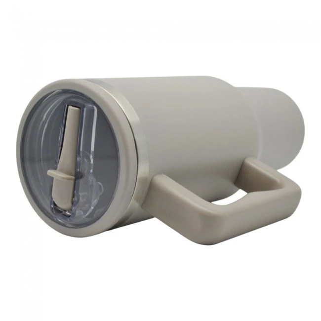 ΠΟΤΗΡΙ ΘΕΡΜΟΣ ΑΝΟΞΕΙΔΩΤΟ 1,2lt ΜΕ ΚΑΛΑΜΑΚΙ TAUPE 9,8x26εκ.ANKOR