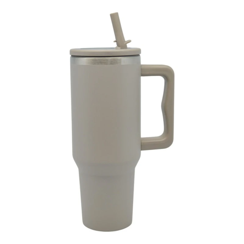 ΠΟΤΗΡΙ ΘΕΡΜΟΣ ΑΝΟΞΕΙΔΩΤΟ 1,2lt ΜΕ ΚΑΛΑΜΑΚΙ TAUPE 9,8x26εκ.ANKOR