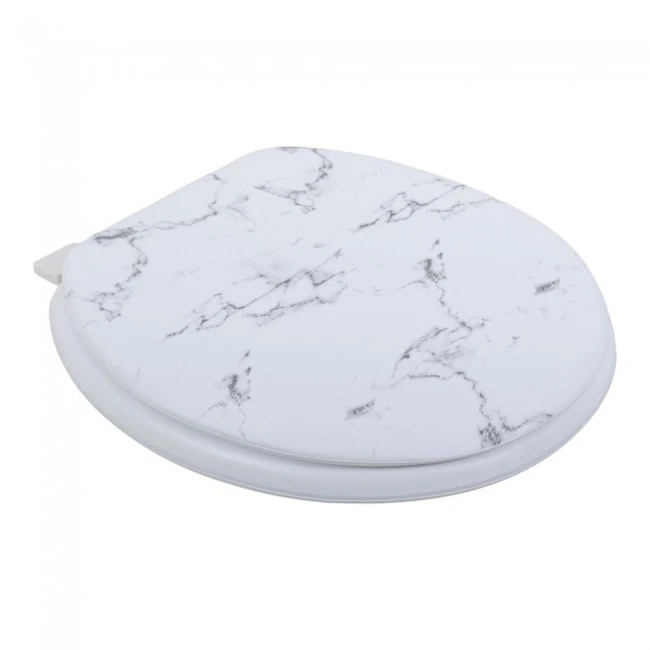 ΚΑΠΑΚΙ ΤΟΥΑΛΕΤΑΣ ΜΑΛΑΚΟ ΑΣΠΡΟ ΜΑΡΜΑΡΟ 26-36x39εκ. ANKOR