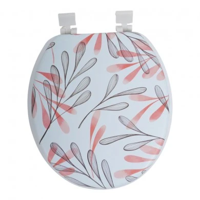 ΚΑΠΑΚΙ ΤΟΥΑΛΕΤΑΣ ΜΑΛΑΚΟ ΜΕ ΣΧΕΔΙΟ ΦΥΛΛΑ 26-36x39εκ. ANKOR