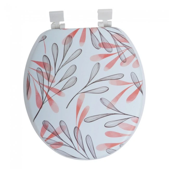 ΚΑΠΑΚΙ ΤΟΥΑΛΕΤΑΣ ΜΑΛΑΚΟ ΜΕ ΣΧΕΔΙΟ ΦΥΛΛΑ 26-36x39εκ. ANKOR