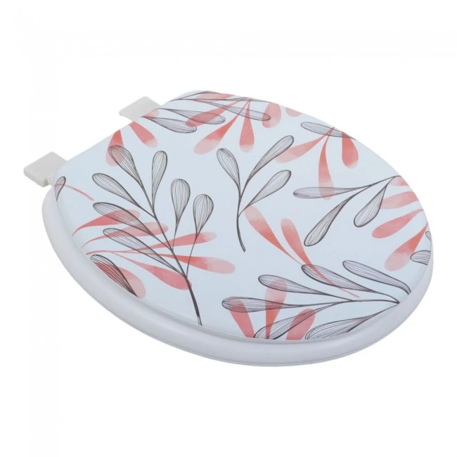 ΚΑΠΑΚΙ ΤΟΥΑΛΕΤΑΣ ΜΑΛΑΚΟ ΜΕ ΣΧΕΔΙΟ ΦΥΛΛΑ 26-36x39εκ. ANKOR