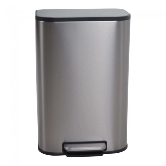 ΚΑΔΟΣ ΑΠΟΡΡΙΜΑΤΩΝ SOUL 12L SOFT CLOSE FINGER PRINT PROOF INOX ΜΑΤ ANKOR