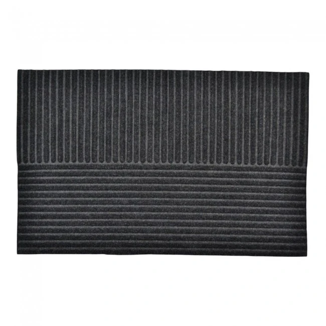 ΠΟΔΟΜΑΚΤΡΟ ΣΕ ΜΑΥΡΟ ΧΡΩΜΑ ΜΕ ΑΝΑΓΛΥΦΕΣ ΓΡΑΜΜΕΣ ΚΑΙ  ΚΑΟΥΤΣΟΥΚ ΠΛΑΤΗ 45x75εκ.ANKOR