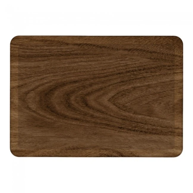 ΔΙΣΚΟΣ ΜΕΛΑΜΙΝΗΣ ΜΕ ΣΧΕΔΙΟ ΕΦΕ ΞΥΛΟΥ ΣΕ ΚΑΦΕ ΑΠΟΧΡΩΣΗ 21,5x14,5x2εκ. ANKOR