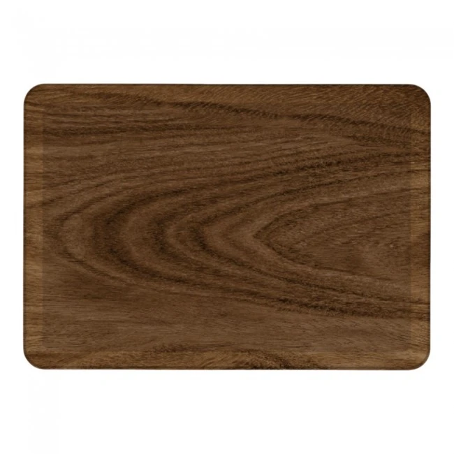 ΔΙΣΚΟΣ ΜΕΛΑΜΙΝΗΣ ΜΕ ΣΧΕΔΙΟ ΕΦΕ ΞΥΛΟΥ ΣΕ ΚΑΦΕ ΑΠΟΧΡΩΣΗ 44x31x2,3εκ. ANKOR