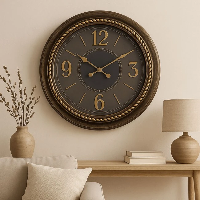 ΡΟΛΟΙ ΤΟΙΧΟΥ ΠΛΑΣΤΙΚΟ ΣΕ ΚΑΦΕ VINTAGE ΧΡΩΜΑ 55,9x55,9x5,6εκ.ANKOR