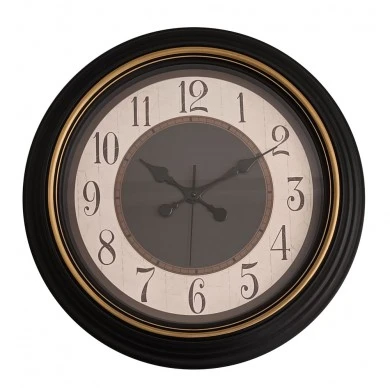 ΡΟΛΟΙ ΤΟΙΧΟΥ ΠΛΑΣΤΙΚΟ ΣΕ ΜΑΥΡΟ VINTAGE ΧΡΩΜΑ 50,3x50,3x5,2εκ.ANKOR