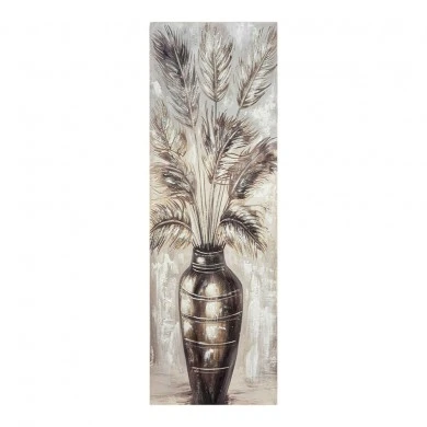 ΠΙΝΑΚΑΣ ΕΛΑΙΟΓΡΑΦΙΑ ΣΕ ΤΥΠΩΜΕΝΟ ΚΑΜΒΑ ΒΑΖΟ ΜΕ ΛΟΥΛΟΥΔΙΑ 30x90εκ. ANKOR