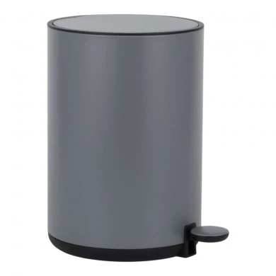 ΚΑΛΑΘΙ ΜΠΑΝΙΟΥ 5lt DUTCH LIFESTYLE ΜΕΤΑΛΛΙΚΟ SOFT CLOSE ΓΚΡΙ  ΜΑΤ ANKOR