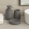 DISPENSER ΠΟΛΥΕΣΤΕΡΙΚΟ ΓΚΡΙ  ΜΕ ΡΙΓΕΣ 9x9x14,3εκ.ANKOR