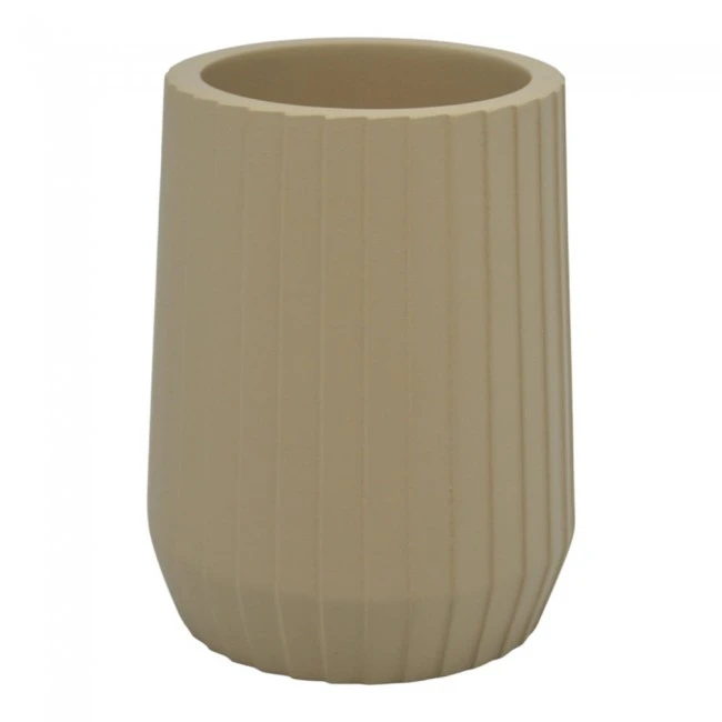 ΠΟΤΗΡΟΘΗΚΗ ΠΟΛΥΕΣΤΕΡΙΚΗ ΜΠΕΖ ΜΕ ΡΙΓΕΣ 7,7x7,7x10εκ.ANKOR