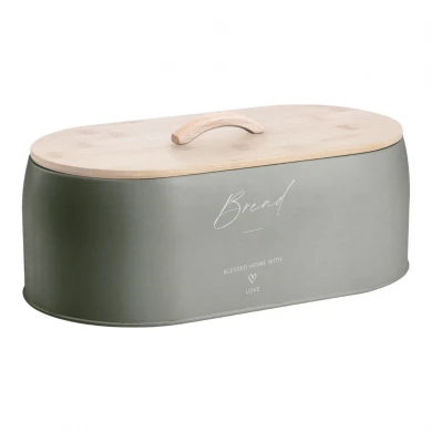 ΨΩΜΙΕΡΑ ΜΕΤΑΛΛΙΚΗ ΛΑΔΙ Bread ΜΕ ΜΠΑΜΠΟΥ ΚΑΠΑΚΙ 35,5x19,7x12εκ. ANKOR