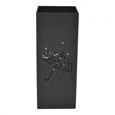 ΟΜΠΡΕΛΟΘΗΚΗ ΜΕΤΑΛΛΙΚΗ ΤΕΤΡΑΓΩΝΗ ΜΑΥΡΗ ΜΑΤ 20x20x50εκ.ANKOR