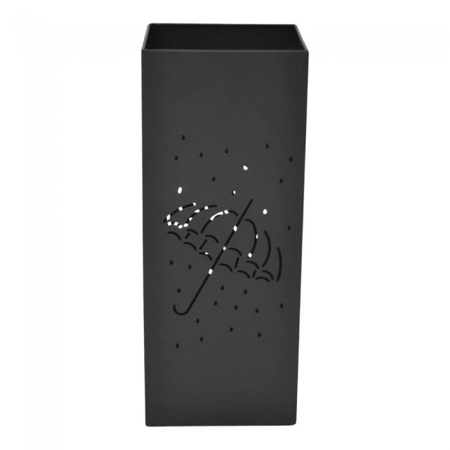 ΟΜΠΡΕΛΟΘΗΚΗ ΜΕΤΑΛΛΙΚΗ ΤΕΤΡΑΓΩΝΗ ΜΑΥΡΗ ΜΑΤ 20x20x50εκ.ANKOR