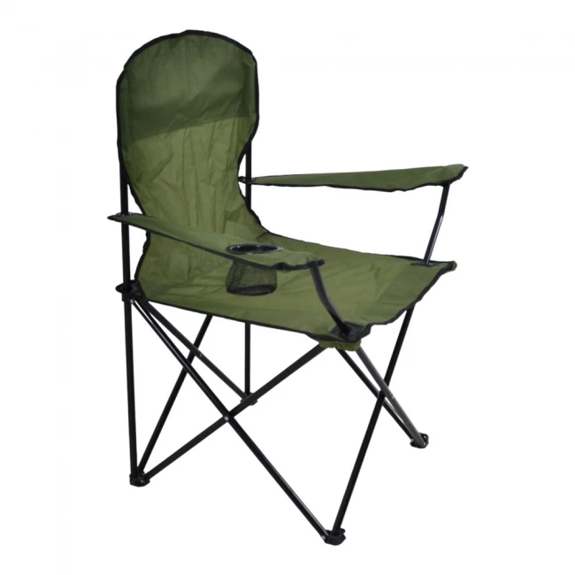 ΚΑΡΕΚΛΑ CAMPING ΒΑΡΕΩΣ ΤΥΠΟΥ ΠΤΥΣΣΟΜΕΝΗ ΣΕ ΛΑΔΙ ΧΡΩΜΑ 93x55x94εκ.ANKOR