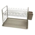 ΠΙΑΤΟΘΗΚΗ ΔΙΩΡΟΦΗ ΜΕΤΑΛΛΙΚΗ ΣΕ TAUPE ΧΡΩΜΑ 48x32x29εκ.ANKOR