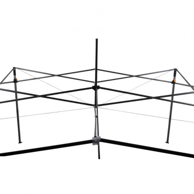 ΚΙΟΣΚΙ ΠΤΥΣΣΟΜΕΝΟ ΕΝΙΣΧΥΜΕΝΟ ΜΕ ΜΕΤΑΛΛΙΚΟ ΣΚΕΛΕΤΟ ΚΑΙ ΑΔΙΑΒΡΟΧΟ ΥΦΑΣΜΑ 420D ΣΕ ΓΚΡΙ ΧΡΩΜΑ 3x3x3,2m ANKOR