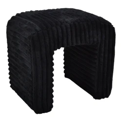 ΣΚΑΜΠΟ ΒΕΛΟΥΔΙΝΟ ΣΕ ΜΑΥΡΟ ΧΡΩΜΑ 43x35x41εκ. ANKOR
