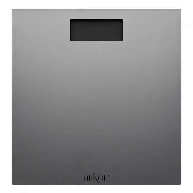 ΗΛΕΚΤΡΟΝΙΚΗ ΖΥΓΑΡΙΑ ΜΠΑΝΙΟΥ ΨΗΦΙΑΚΗ ΓΥΑΛΙΝΗ ΓΚΡΙ ΝΤΕΓΚΡΑΝΤΕ 30x30x2,5 εκ.ANKOR