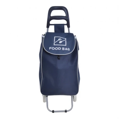 ΚΑΡΟΤΣΙ ΛΑΪΚΗΣ ΜΕΤΑΛΛΙΚΟ ΜΕ ΜΠΛΕ ΣΑΚΟ ΚΑΙ ΣΧΕΔΙΟ FOOD BAG 35x27x94εκ. ANKOR