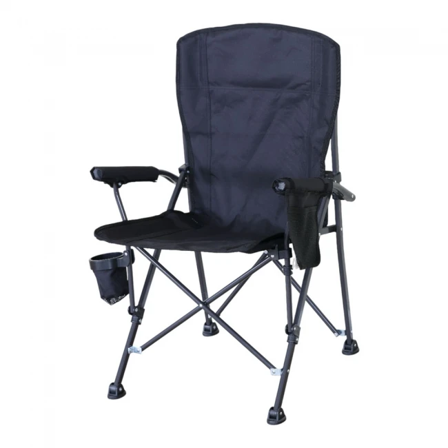 ΚΑΡΕΚΛΑ CAMPING ΠΤΥΣΣΟΜΕΝΗ ΒΑΡΕΩΣ ΤΥΠΟΥ ΣΕ ΜΑΥΡΟ ΧΡΩΜΑ 54x44x91εκ. ANKOR