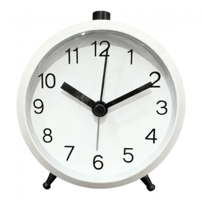 ΞΥΠΝΗΤΗΡΙ ΜΕΤΑΛΛΙΚΟ ΑΘΟΡΥΒΟ ΣΕ ΑΣΠΡΟ ΜΑΤ ΧΡΩΜΑ 9,3x5,7x10,5εκ. ANKOR