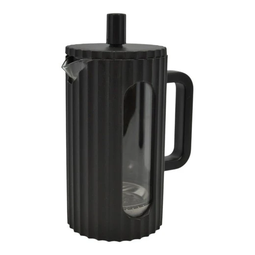 ΚΑΦΕΤΙΕΡΑ ΓΑΛΛΙΚΟΥ ΧΕΙΡΟΣ ΜΕ ΠΡΕΣΑ 600ML ΒΟΡΙΟΠΥΡΙΤΙΚΟ ΓΥΑΛΙ ΜΕ ΜΑΥΡΟ PP ΠΕΡΙΒΛΗΜΑ ANKOR
