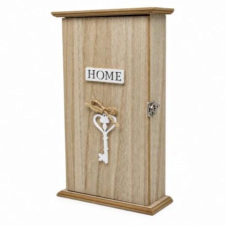 ΚΛΕΙΔΟΘΗΚΗ ΤΟΙΧΟΥ ΞΥΛΙΝΗ ΣΕ ΦΥΣΙΚΟ ΧΡΩΜΑ HOME 18x6x30,5εκ. ANKOR