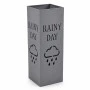 ΟΜΠΡΕΛΟΘΗΚΗ ΜΕΤΑΛΛΙΚΗ ΓΚΡΙ ΜΑΤ ΜΕ ΣΧΕΔΙΟ RAINY DAY 15,5x15,5x48,5εκ. ANKOR