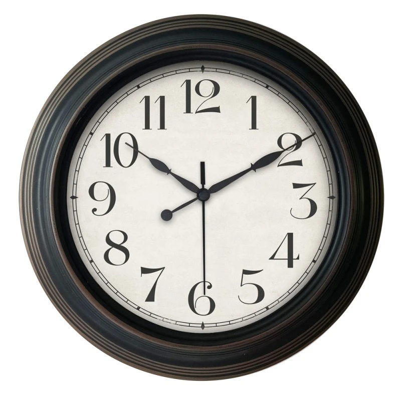 ΡΟΛΟΪ ΤΟΙΧΟΥ ΠΛΑΣΤΙΚΟ VINTAGE ΜΑΥΡΟ 28,5x28,5x4,3εκ. ANKOR