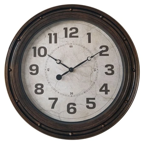ΡΟΛΟΪ ΤΟΙΧΟΥ ΠΛΑΣΤΙΚΟ VINTAGE ΚΑΦΕ 45,5x45,5x4,9εκ. ANKOR