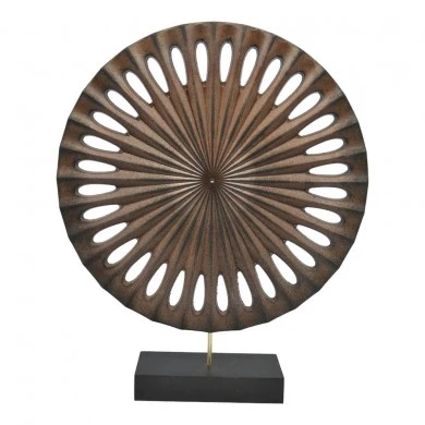 ΔΙΑΚΟΣΜΗΤΙΚΟ ΕΠΙΤΡΑΠΕΖΙΟ ΞΥΛΙΝΟ ΜΕ ΜΕΤΑΛΛΙΚΗ ΜΑΥΡΗ ΒΑΣΗ 29,5x7x35,5εκ. ANKOR