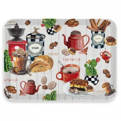 ΔΙΣΚΟΣ ΜΕΛΑΜΙΝΗΣ COFFEE 30x21,5x2εκ.ANKOR