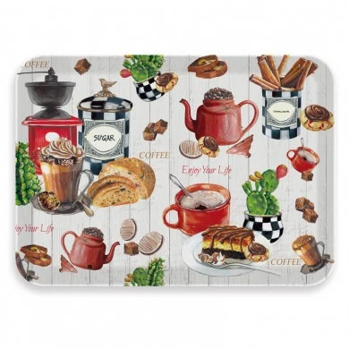 ΔΙΣΚΟΣ ΜΕΛΑΜΙΝΗΣ COFFEE 37,2x26,2x2,5εκ.ANKOR