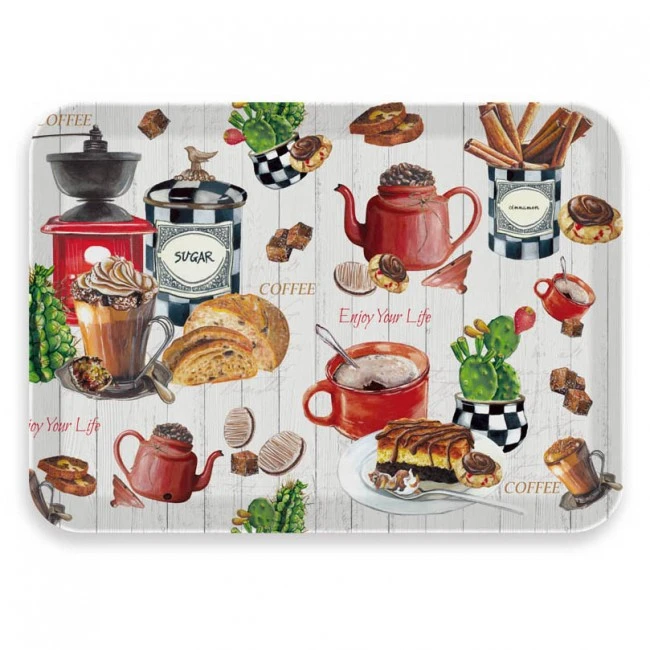 ΔΙΣΚΟΣ ΜΕΛΑΜΙΝΗΣ COFFEE 37,2x26,2x2,5εκ.ANKOR