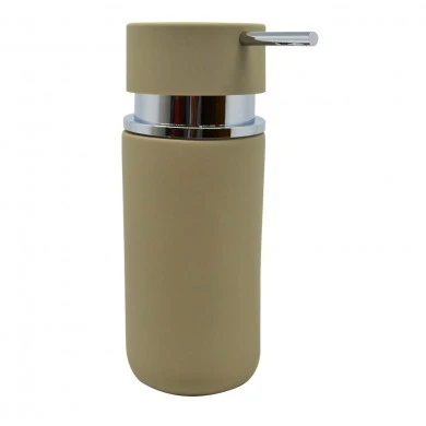 DISPENSER ΚΕΡΑΜΙΚΟ RUBBER ΜΠΕΖ ΜΑΤ ΧΡΩΜΑ 8,5x8,5x16εκ.ANKOR