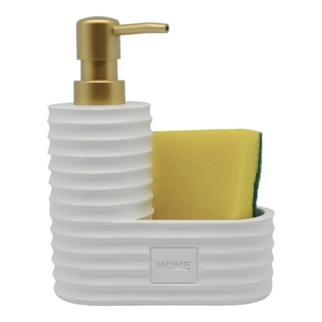 DISPENSER ΜΕ ΘΗΚΗ ΓΙΑ ΣΦΟΥΓΓΑΡΙ ΣΕ ΑΣΠΡΟ ΜΑΤ ΧΡΩΜΑ 13,6x6,7x18,4εκ.ANKOR