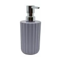 DISPENSER ΠΛΑΣΤΙΚΟ ΓΚΡΙ ΜΑΤ ΡΙΓΕΣ 7,5x7,5x17εκ.ANKOR