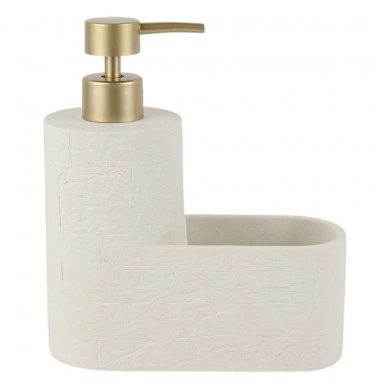 DISPENSER ΠΟΛΥΕΣΤΕΡΙΚΟ ΜΕ ΘΗΚΗ ΚΑΙ ΦΥΣΙΚΗ ΟΨΗ ΠΕΤΡΑΣ ΣΕ ΜΠΕΖ ΧΡΩΜΑ 16,7x7,7x19εκ.ANKOR