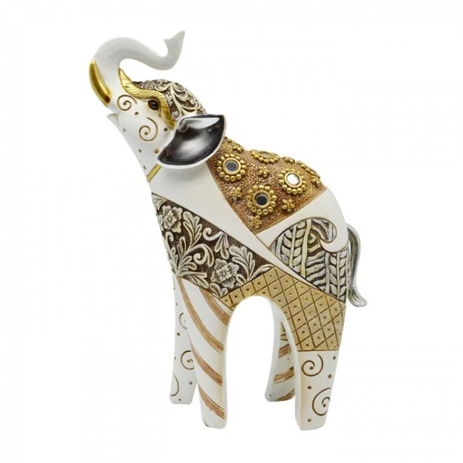 ΕΛΕΦΑΝΤΑΚΙ ΠΟΛΥΕΣΤΕΡΙΚΟ ΧΡΥΣΟ ΜΠΕΖ 14x6x21εκ.ANKOR