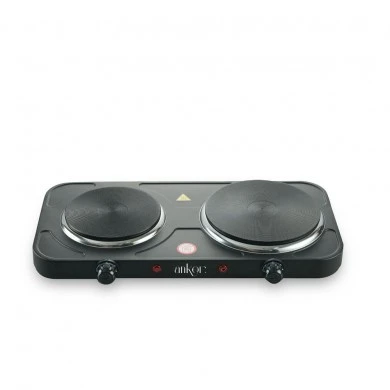 ΕΣΤΙΑ ΗΛΕΚΤΡΙΚΗ ΔΥΟ ΘΕΣΕΩΝ ΕΜΑΓΙΑ 1000W &amp; 1500W ΣΕ ΜΑΥΡΟ ΜΑΤ ΧΡΩΜΑ ANKOR