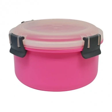 ΦΑΓΗΤΟΔΟΧΕΙΟ ΠΛΑΣΤΙΚΟ ΜΕ ΚΑΠΑΚΙ ΑΣΦΑΛΕΙΑΣ ΦΟΥΞΙΑ 0,88lt ANKOR