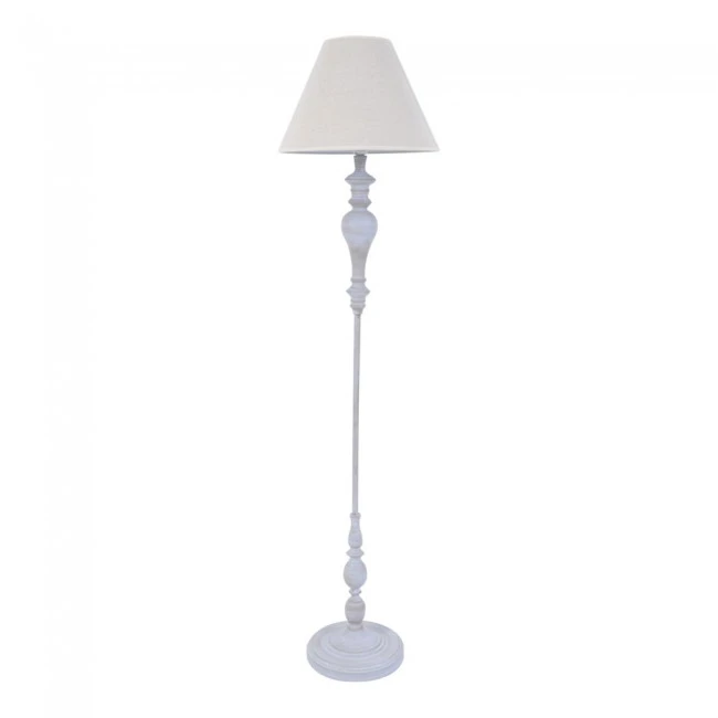 ΦΩΤΙΣΤΙΚΟ ΔΑΠΕΔΟΥ ΓΚΡΙ ΑΝΤΙΚΕ  ΜΕ ΜΠΕΖ ΚΑΠΕΛΟ 38x38x155εκ.ANKOR