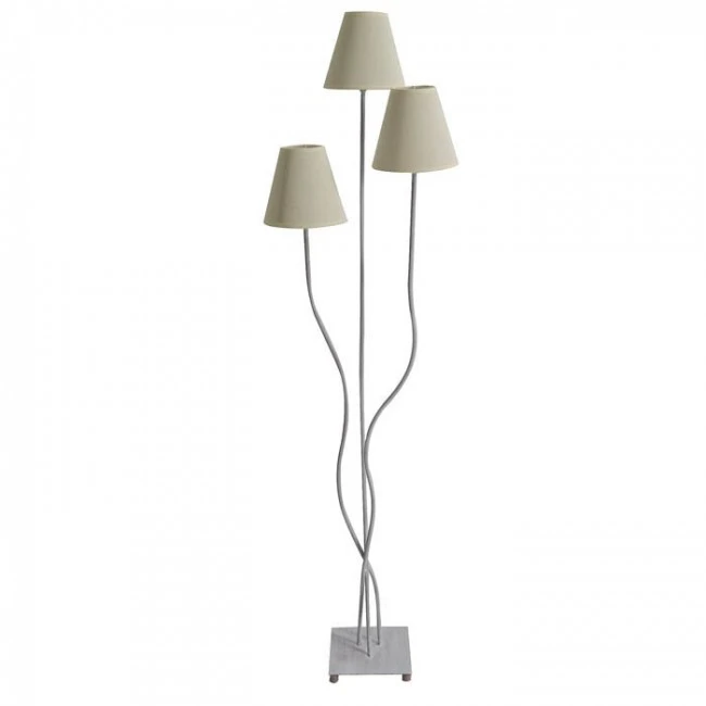 ΦΩΤΙΣΤΙΚΟ ΔΑΠΕΔΟΥ ΜΕ 3 ΛΑΜΠΕΣ ΓΚΡΙ ΑΝΤΙΚΕ 29x25x138εκ. ANKOR