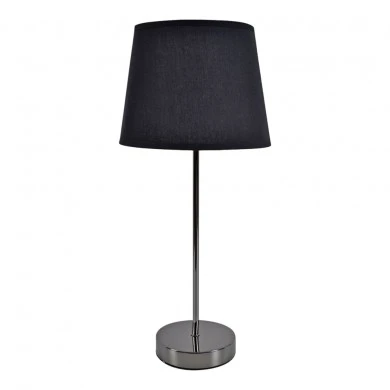 ΦΩΤΙΣΤΙΚΟ ΕΠΙΤΡΑΠΕΖΙΟ ΜΕΤΑΛΛΙΚΟ ΣΕ ΜΑΥΡΟ ΦΙΜΕ ΧΡΩΜΑ ΜΕ ΜΑΥΡΟ ΚΑΠΕΛΟ 21x21x46εκ. ANKOR