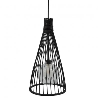 ΦΩΤΙΣΤΙΚΟ ΟΡΟΦΗΣ ΜΕΤΑΛΛΙΚΟ ΜΑΥΡΟ ΜΕ ΛΑΜΠΑ (G29-25W) 20x80 εκ. ANKOR